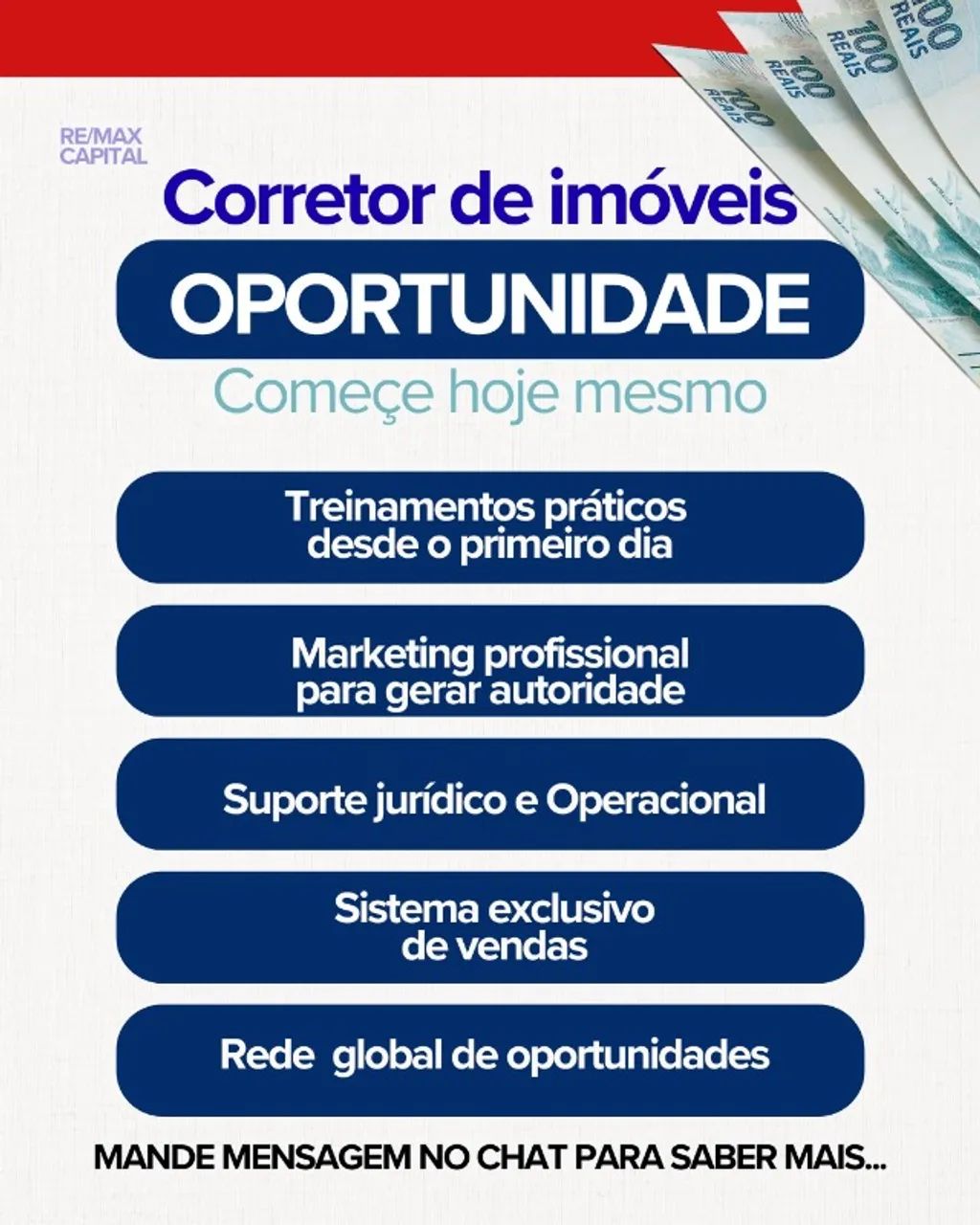 Vaga: Corretor(a) de Imóveis - RE/MAX Capital (Brasília/DF)