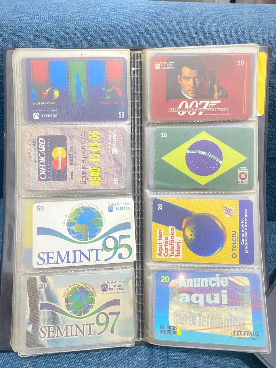 Cartões Telefônicos Antigos Telerj/Telebrás - Colecionadores - R$ 20 cada - Foto 3