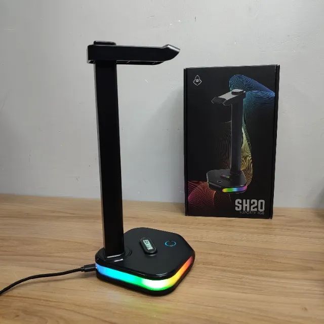 Suporte Para Headset RGB ? Organização e estilo para seu setup  - Foto 4