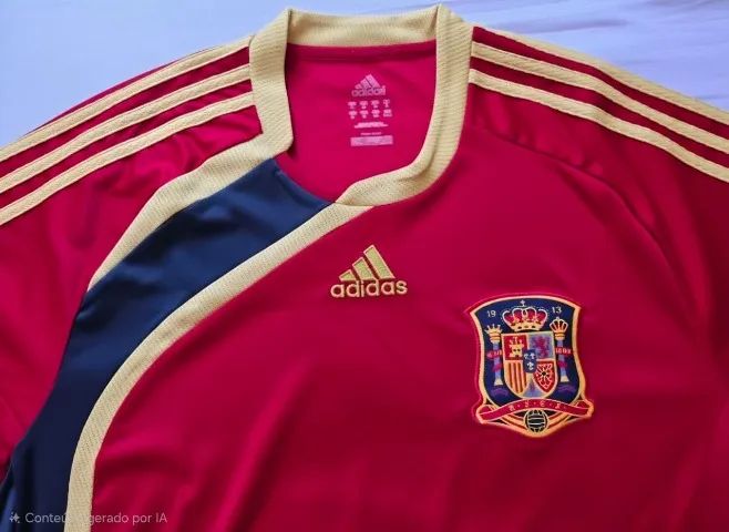 Camisa Oficial Espanha 2009 - Foto 4