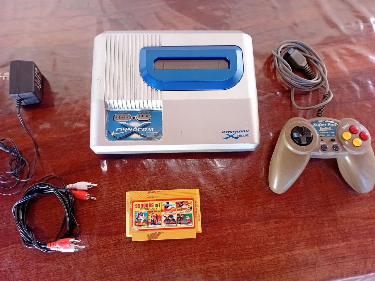 Dynavision Xtreme funcionando ok com cartucho de muitos jogos incluindo Mario Bros