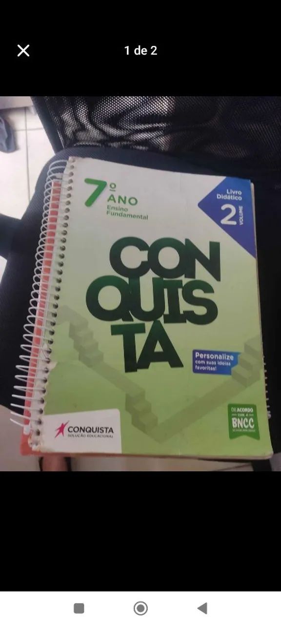 Livros - didático conquista 