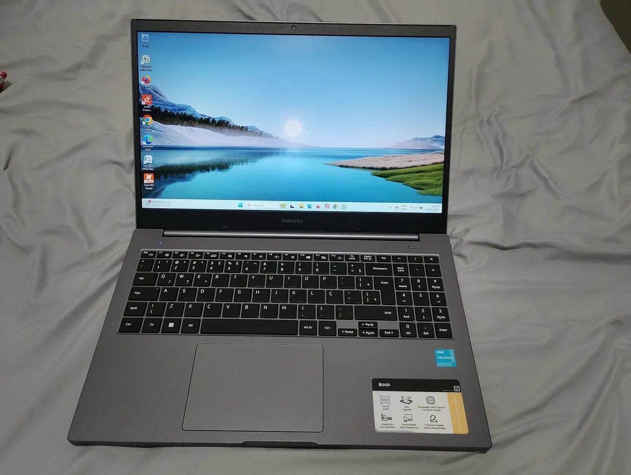 Vendo notebook Samsung Seminovo.