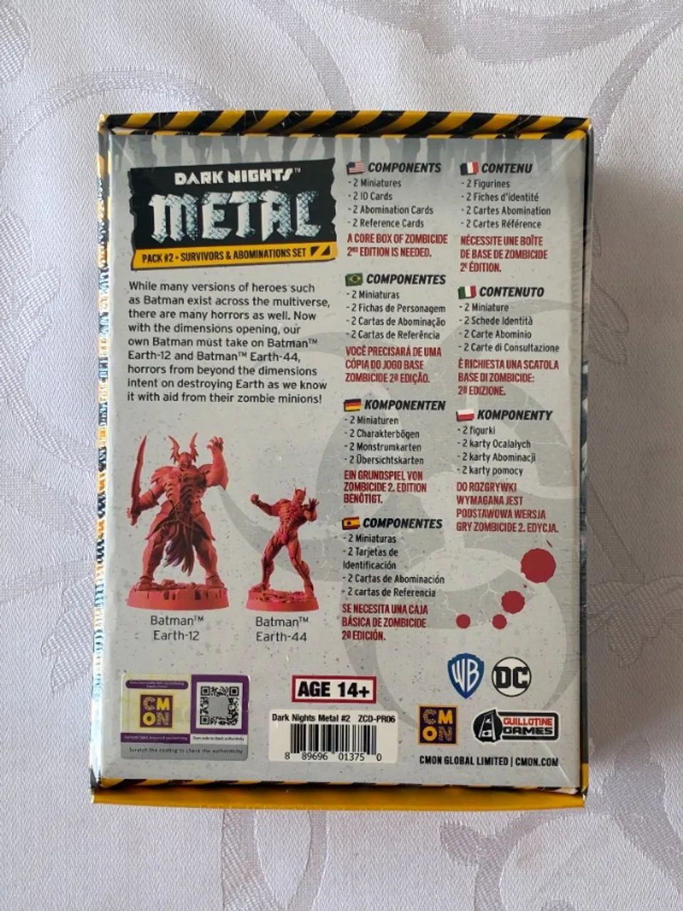 Zombicide (2ª Edição) - Dark Nights: Metal Character Pack 2