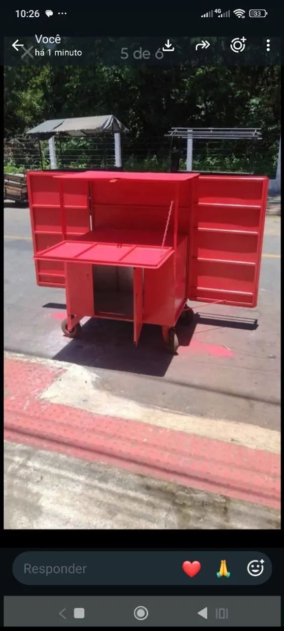 Carrinho de ambulante  - Foto 2