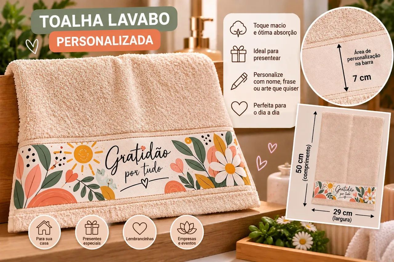 TOALHA PERSONALIZADA  - Foto 5