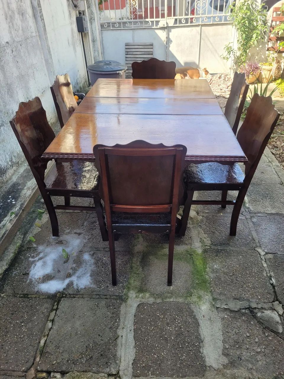 Vendo mesa extensível 6 cadeiras design  vintage 