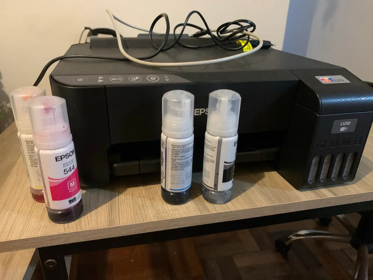 Impressora Epson EcoTank L1250 Wi-Fi - Imprime Fotos - Super Conservada!