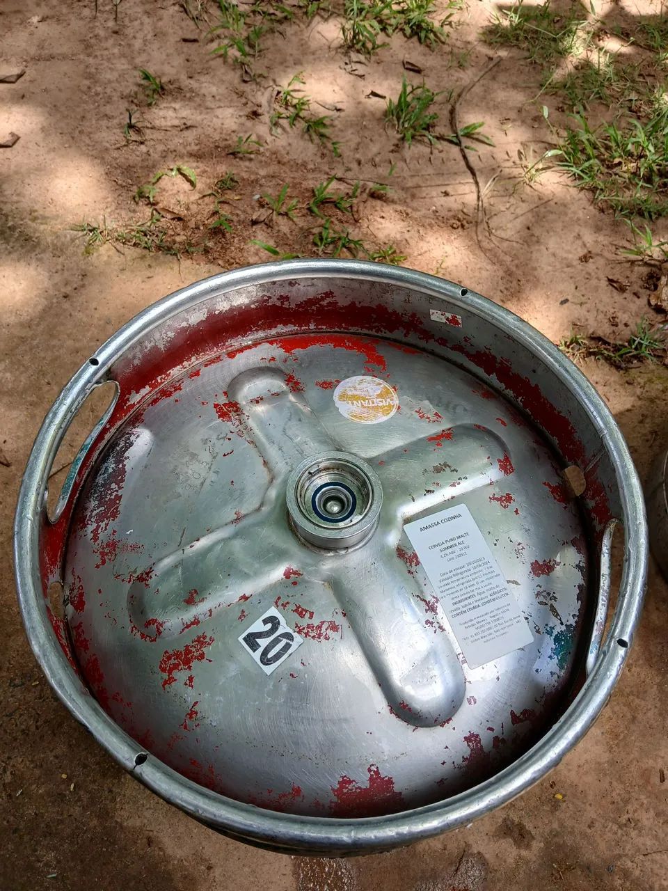 BARRIL DE INOX PARA CERVEJA - 50L - Foto 2