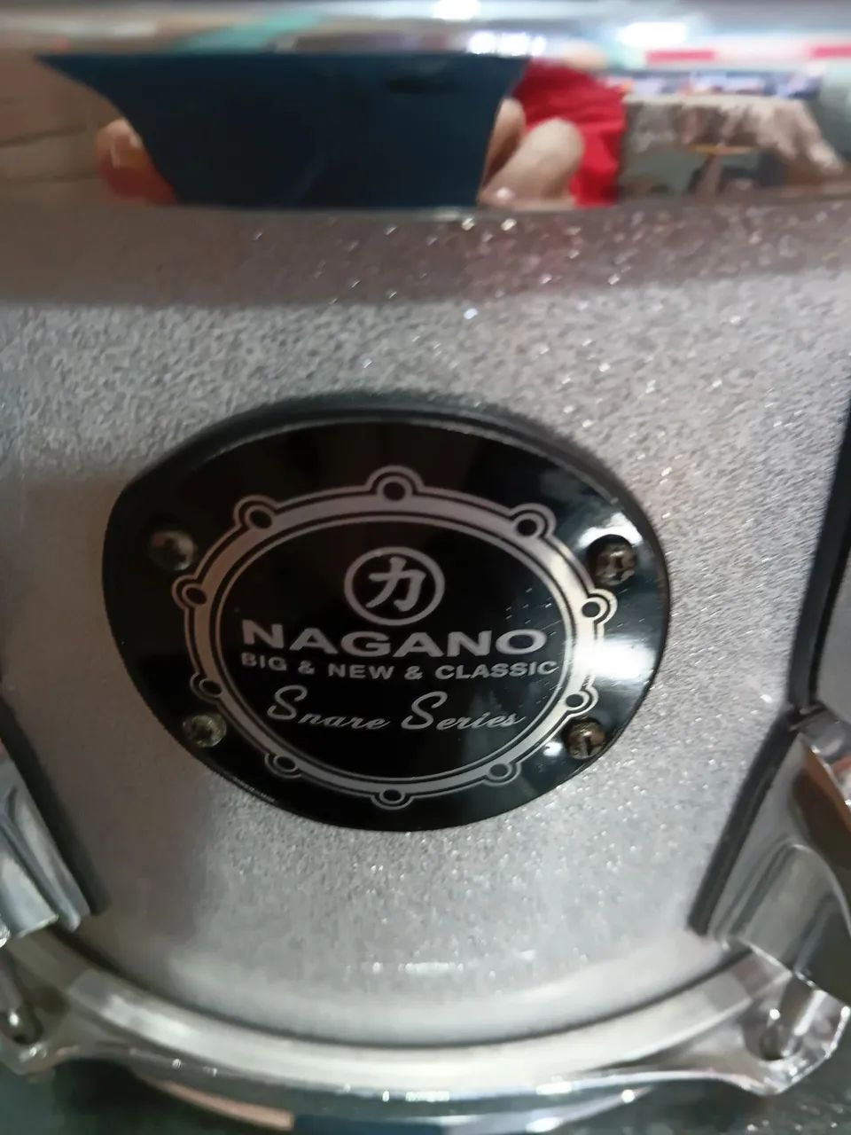 Caixa Nagano 8x6 Silver sparkle - Instrumentos musicais - Três
