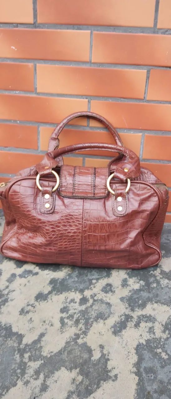 Bolsa Couro legitimo  bolsos frontais - Foto 2