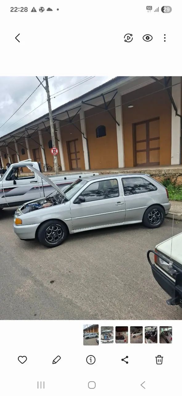 Volkswagen Gol Geração II 1000 Plus 8V 50cv Gasolina Mec. 2P 1996