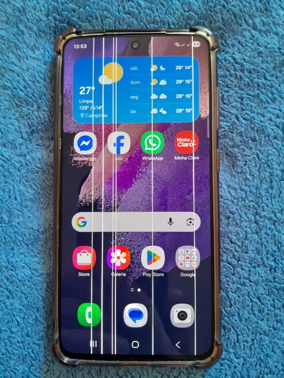 troco S 21F 5g 128 gi 8 deram original seminovo 