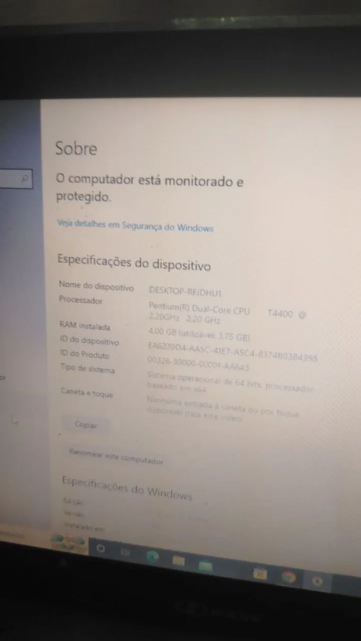 Notebook 256 gb 4 de ram - Foto 2