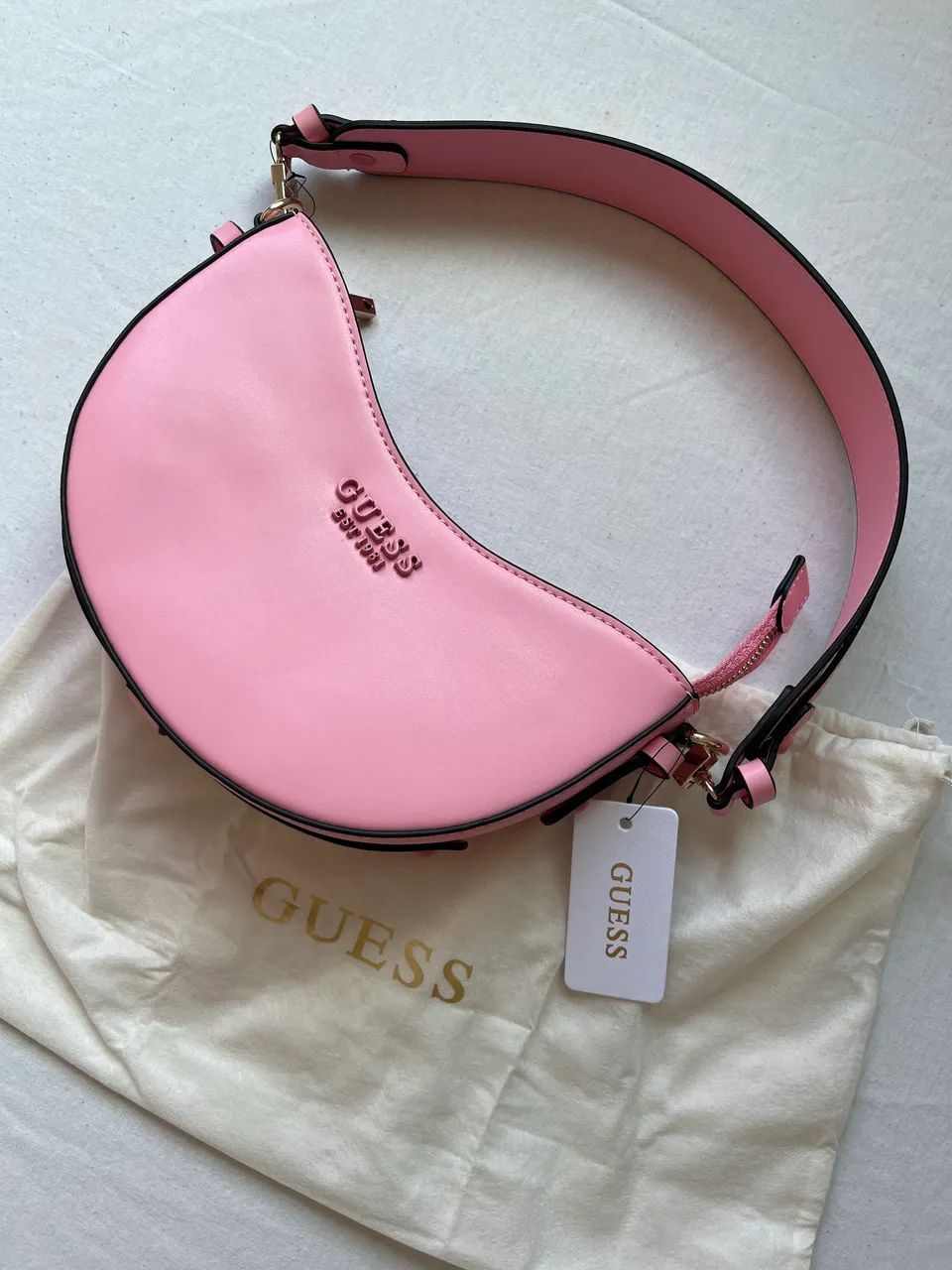 Bolsa Ombro Guess Rosa Pink