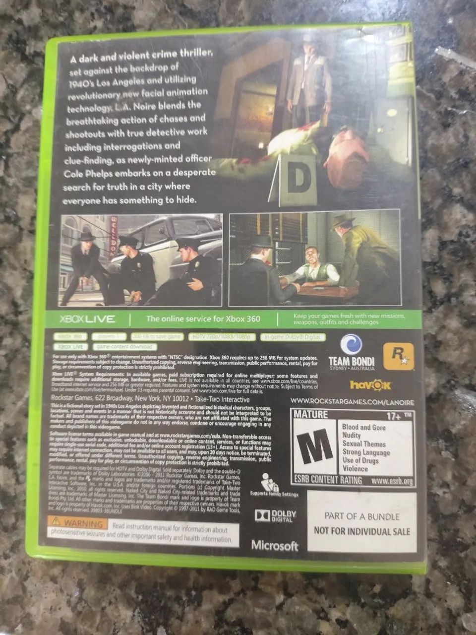 Jogo Xbox L.A noire  - Foto 3