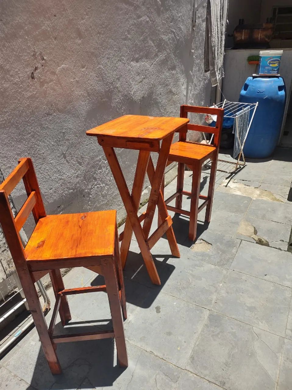 MESA BISTRÔ COM 2 BANQUETAS COM ENCOSTO - Foto 3