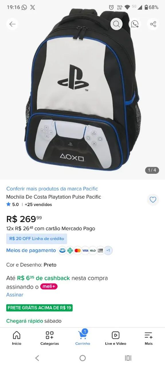 Mochila infantil Playstation 5 - Foto 4
