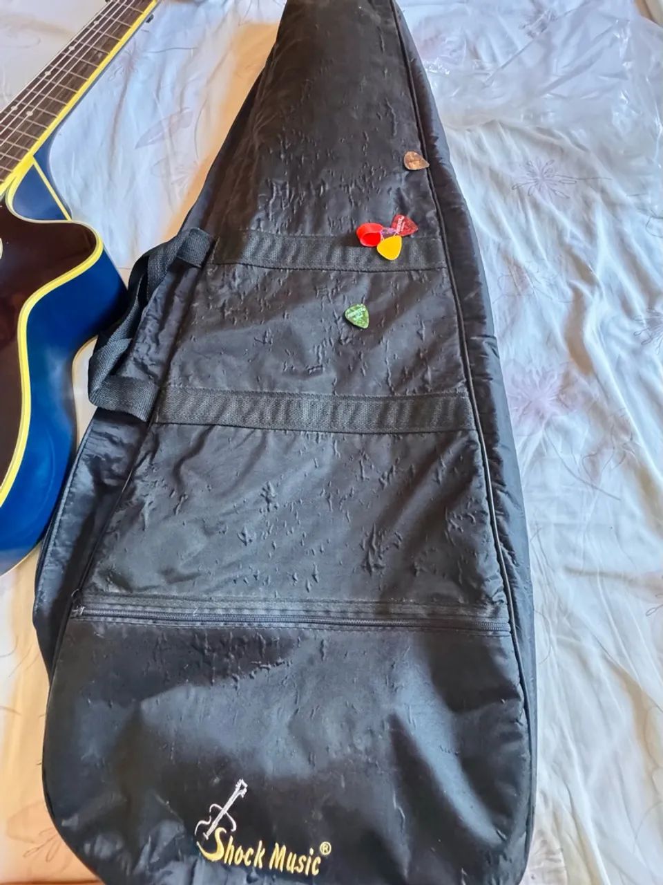Violão Tagima Azul + Case e Capotraste - Foto 3