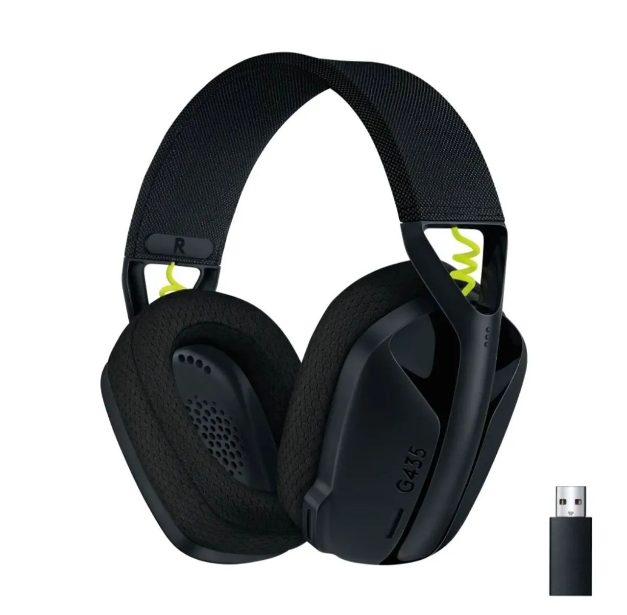 Headset Gamer Logitech G435 LIGHTSPEED Fone de ouvido gamer sem fio NOVO LACRADO NA CAIXA - Foto 3