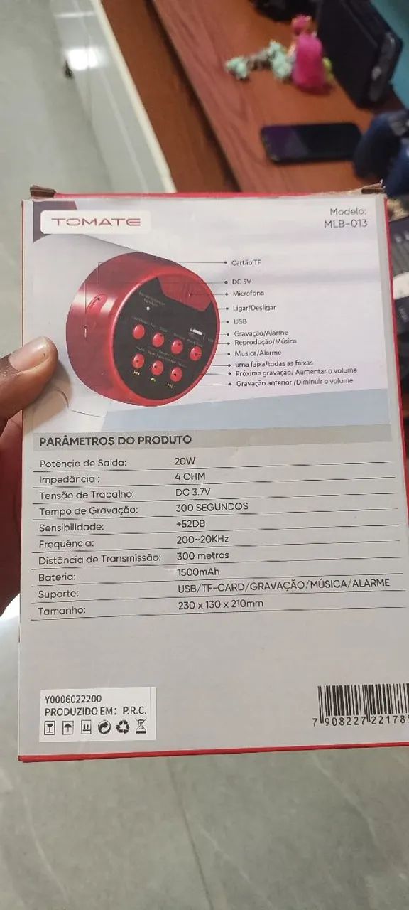 megafone recarregável 20w sd, USB, bluetooth e gravação - Foto 4
