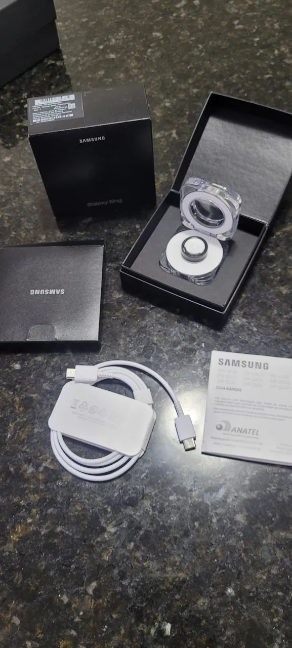 SAMSUNG GALAXY RING  tamanho 7 black - Foto 3