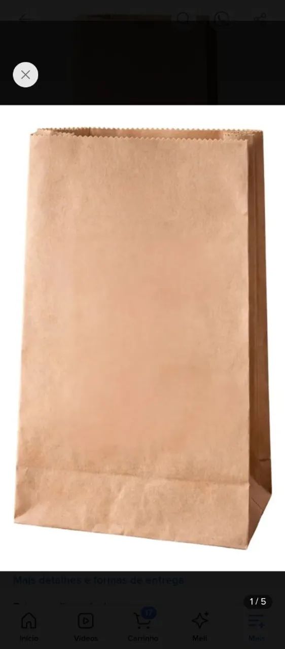 Sacola kraft  - Foto 2