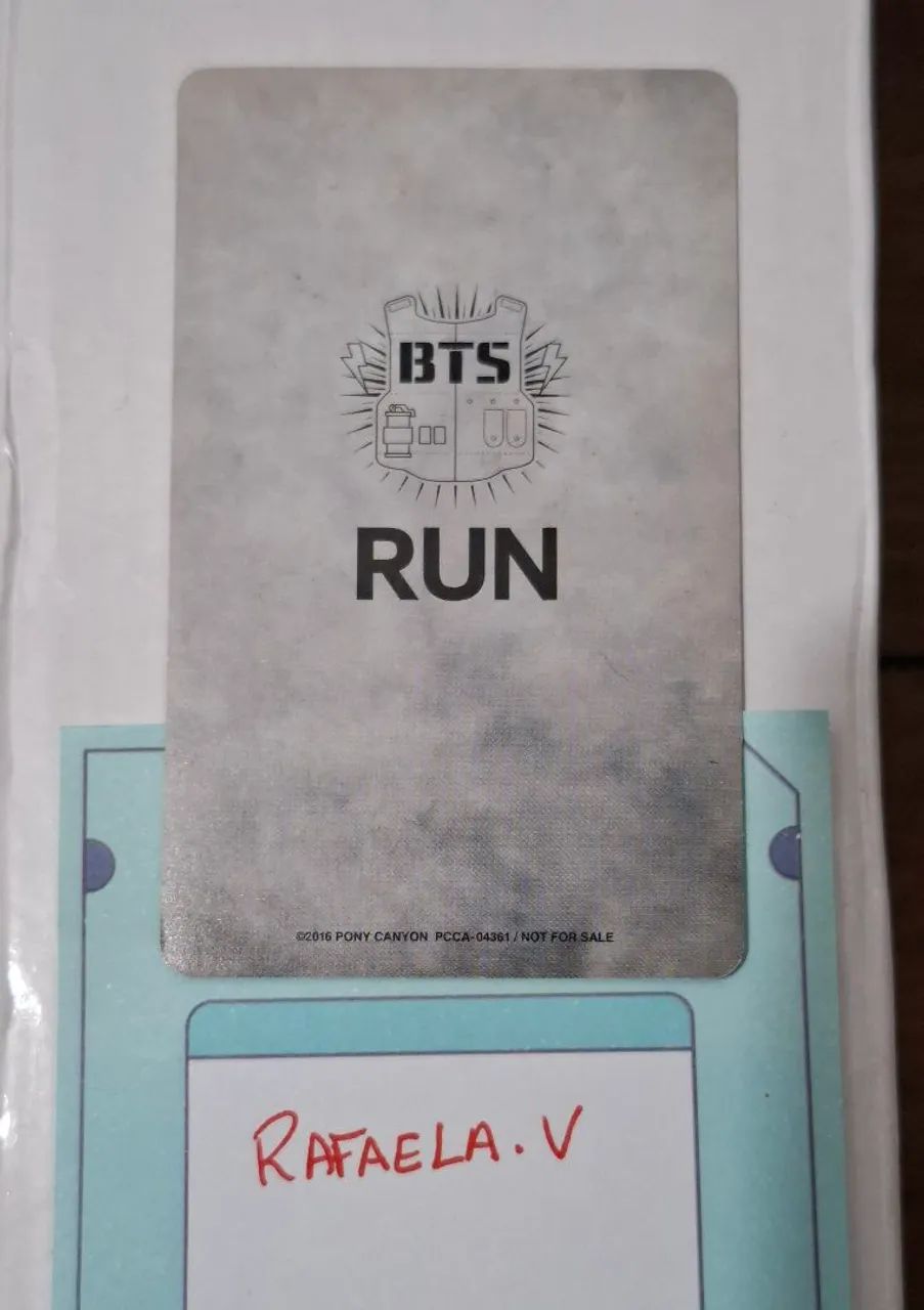 Photocard Taehyung V BTS - RUN JAPANESE  - Foto 2