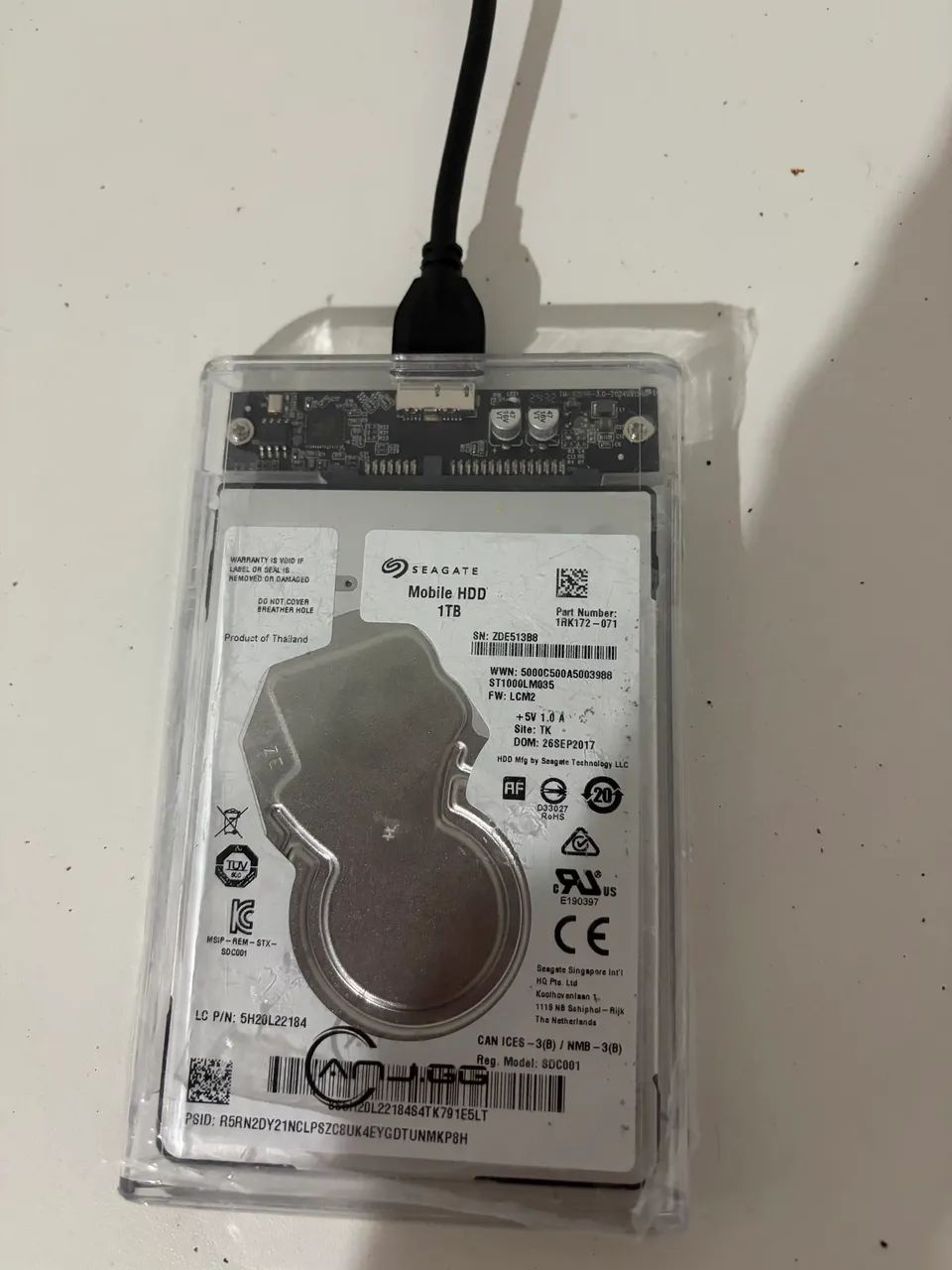 HD com case usb 