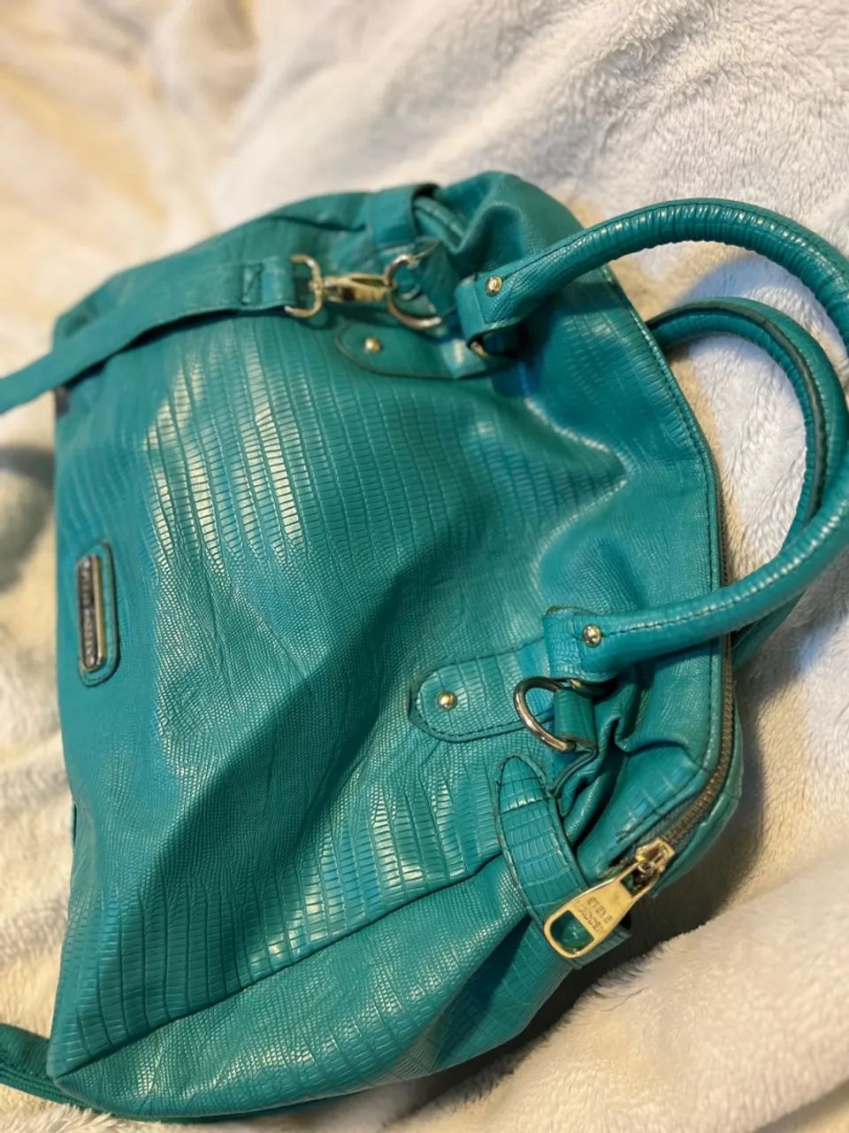 Bolsa Steve Madden original verde turquesa  - Foto 3
