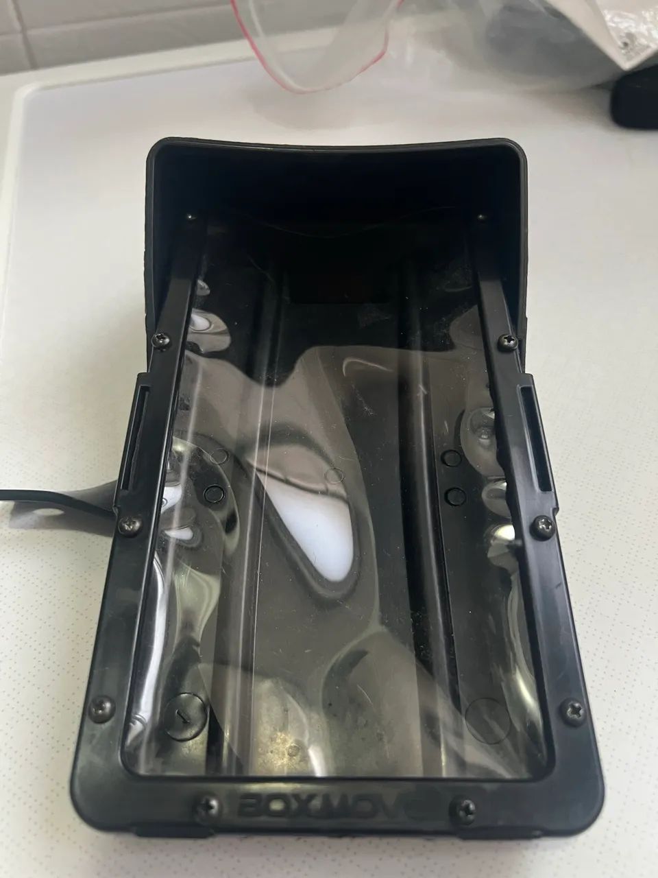 Suporte de celular para moto com capa plástica ótimo  - Foto 2