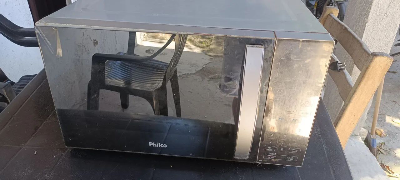 Micro ondas com defeito 