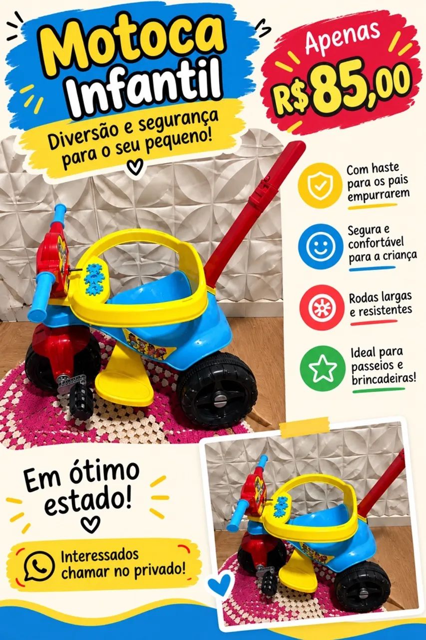 Motoca infantil 