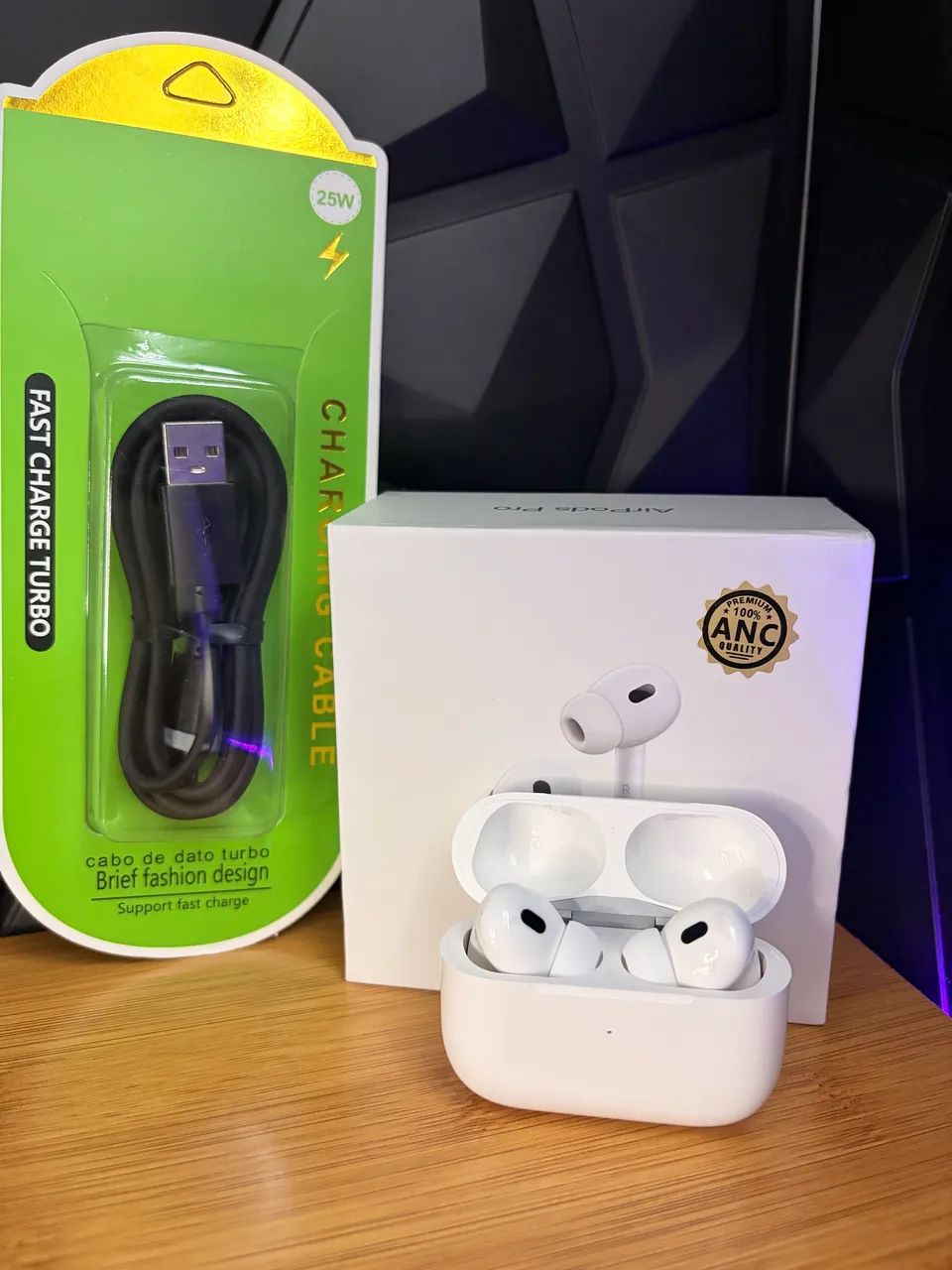 Fone Airpods primeira linha Premium(Com Garantia) - Fones de