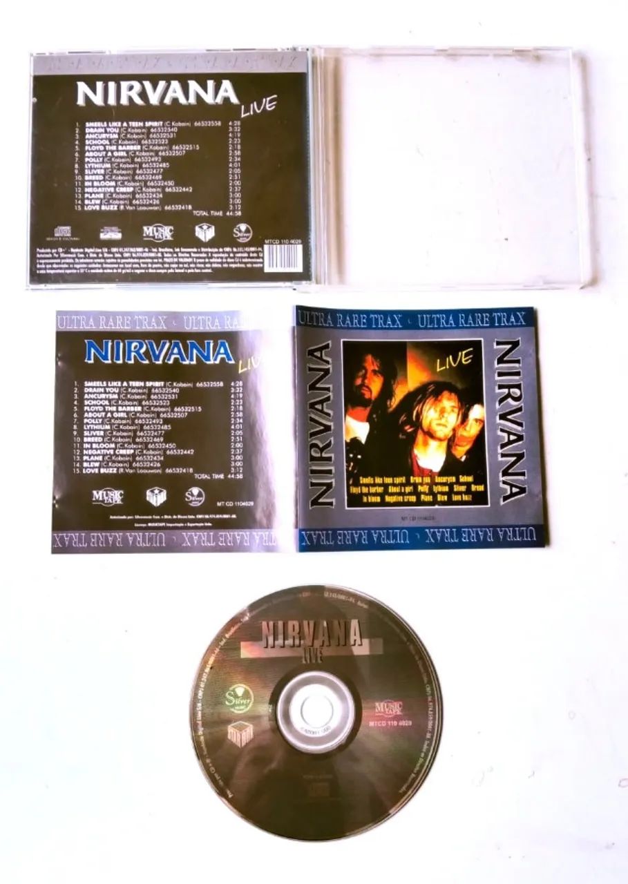 Cd Original - Nirvana (Álbum Live - Coleção Ultra Rare Trax