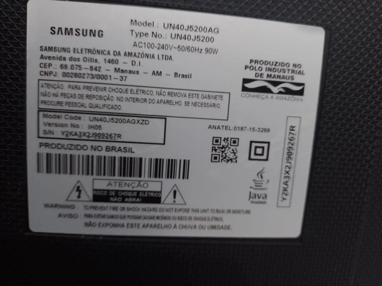 TV Samsung Smart 41'