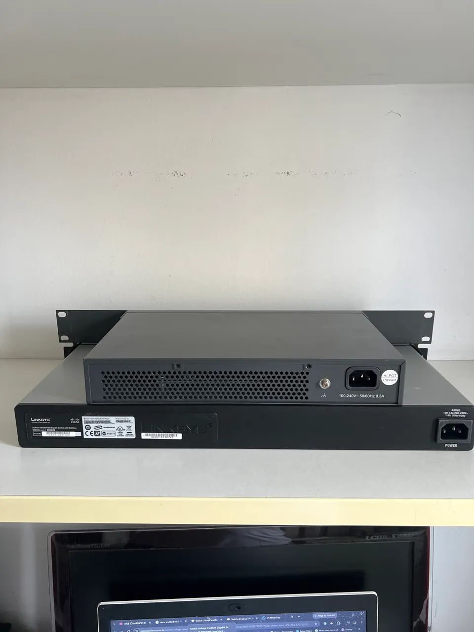 Switches Gigabit TP-Link 16P + Linksys 24P - Foto 2