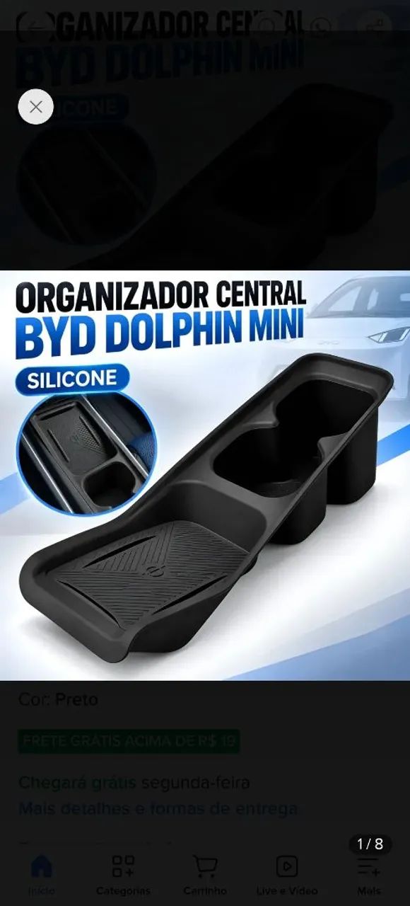 Porta copos Dolhpin BYD - Foto 2