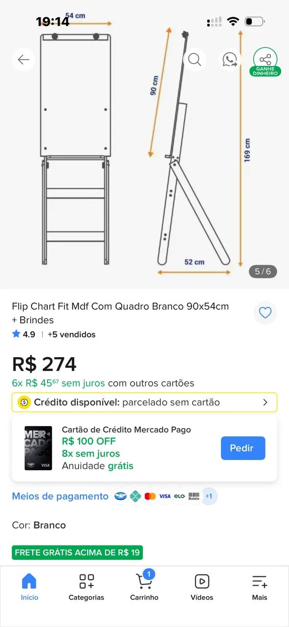 Flip chart pouco uso!  - Foto 4