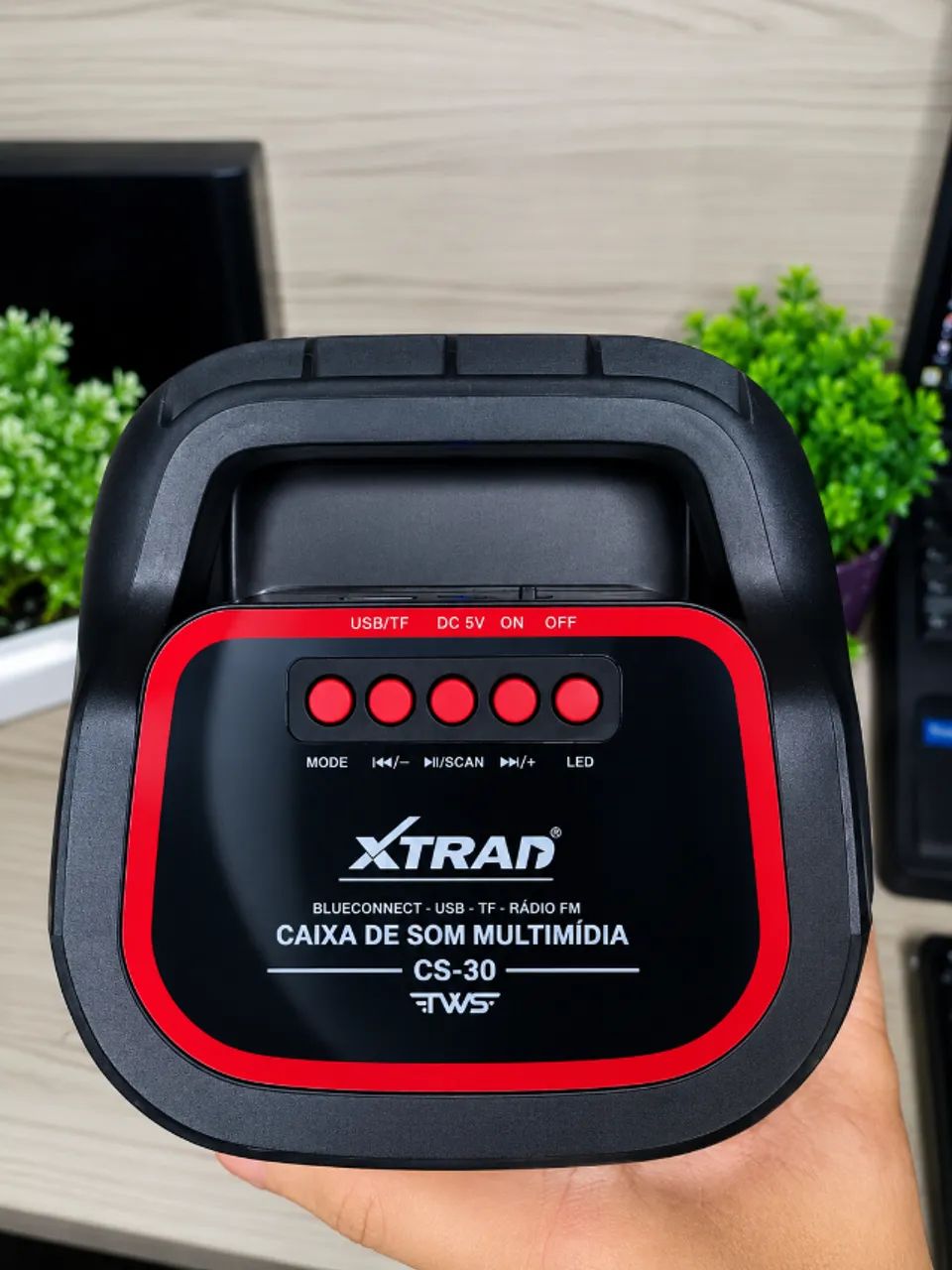 Caixa de Som  Bluetooth Xtred 50W - LED RGB - Foto 5