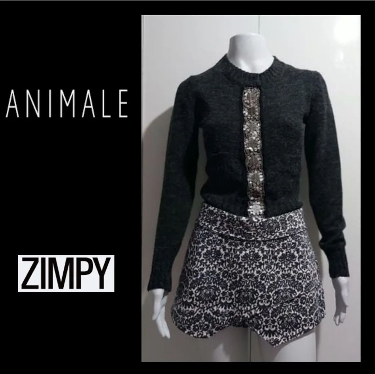 ANIMALE casaco e ZIMPY short   36