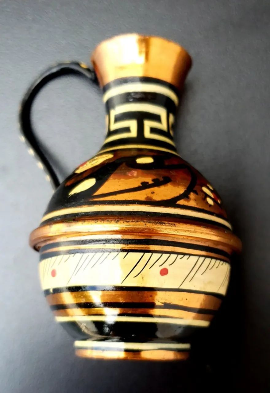 Vaso de Cobre Vintage Feito à Mão - Grécia - Foto 4