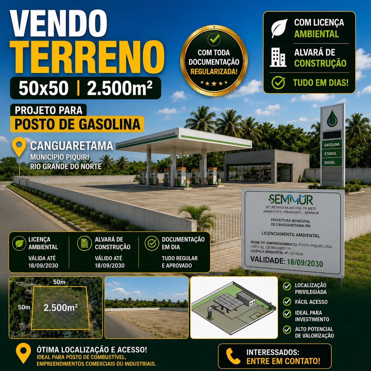 TERRENO À VENDA - CANGUARETAMA/RN - Foto 2