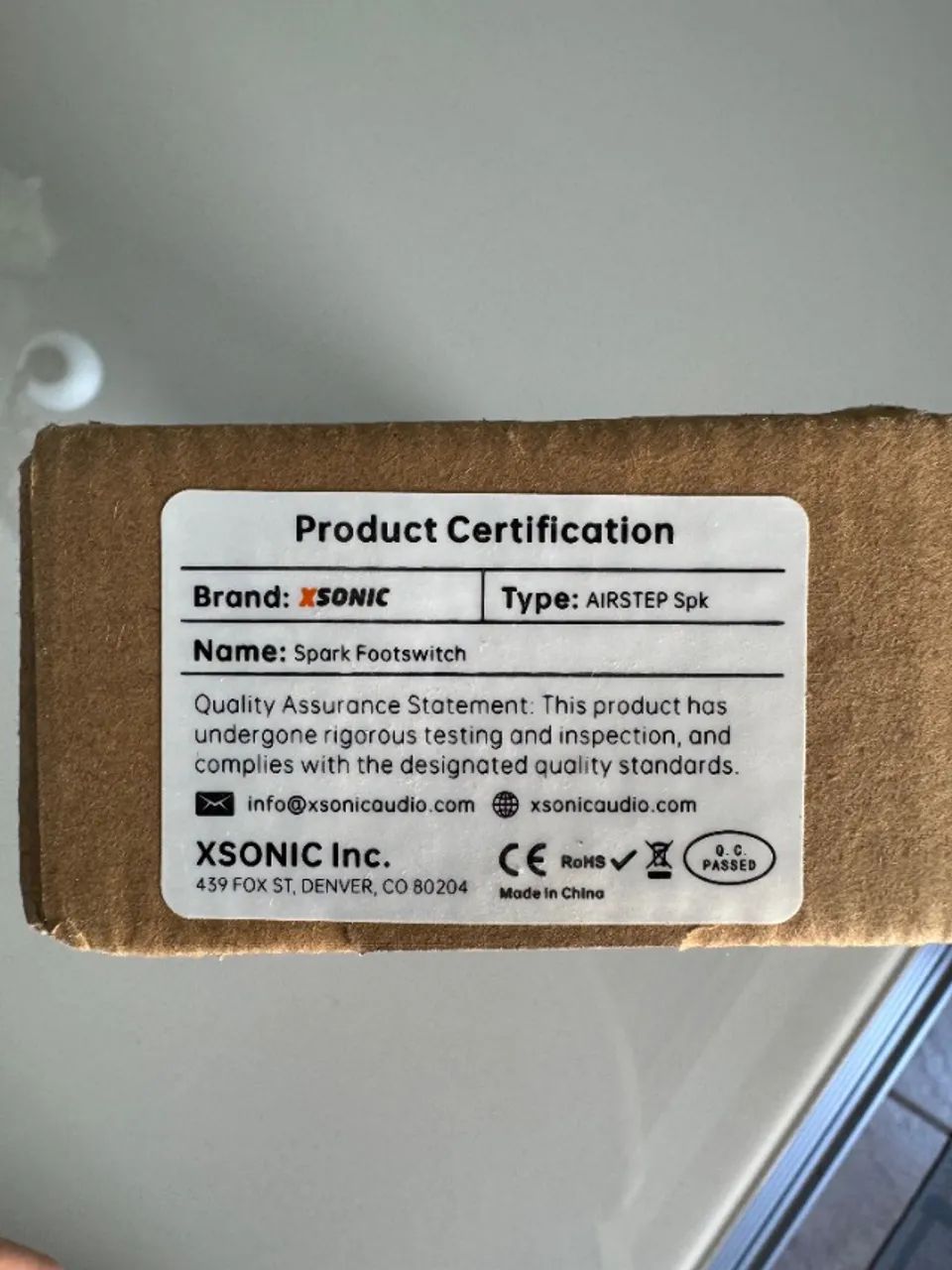 XSONIC AIRSTEP SPK Edition - Novo | Lacrado | Nunca Usado
