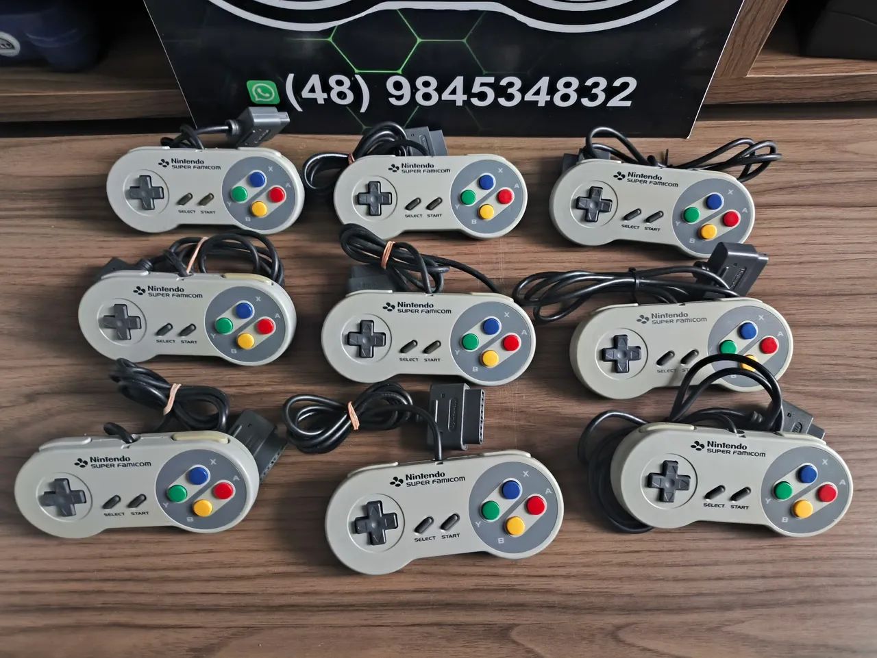 Controle de super Nintendo branquinho 