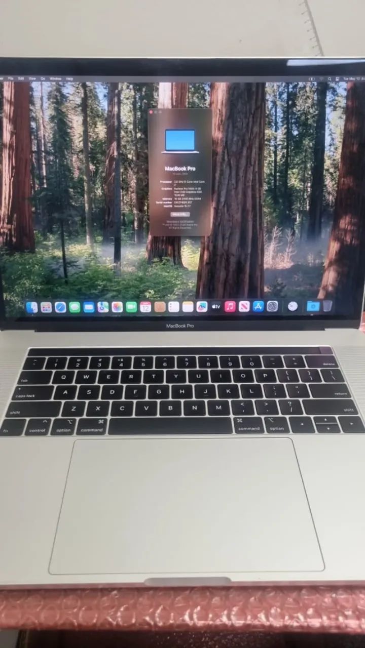 Apple Macbook Pro 15 Pol 2019 i7 16gb 512gb Radeon Pro 555X ( sem