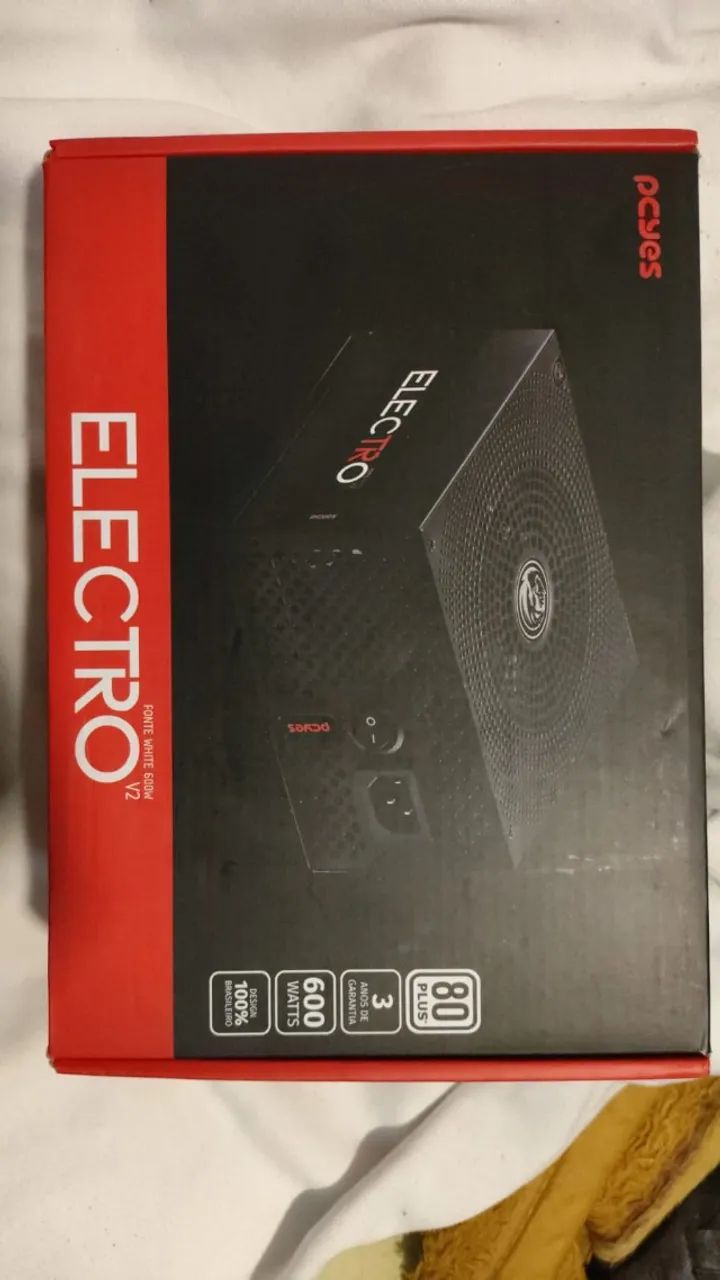 fonte 600w 80plus electro - Foto 2
