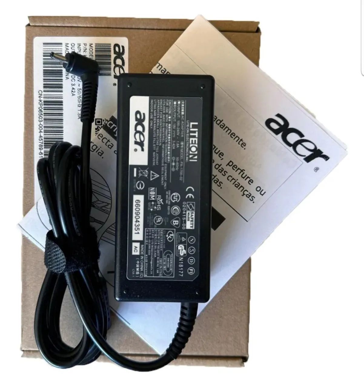 Fonte pra notebook acer 