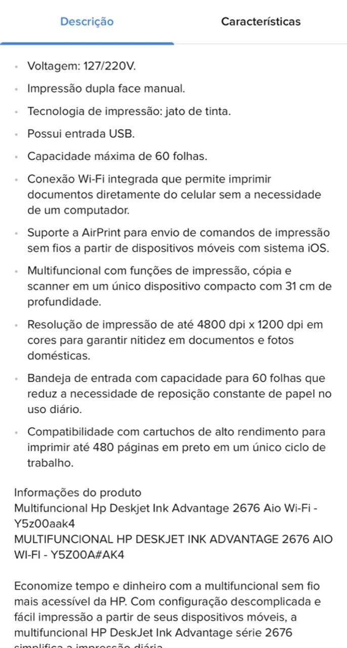 Impressora HP advantage 2676 - Foto 5