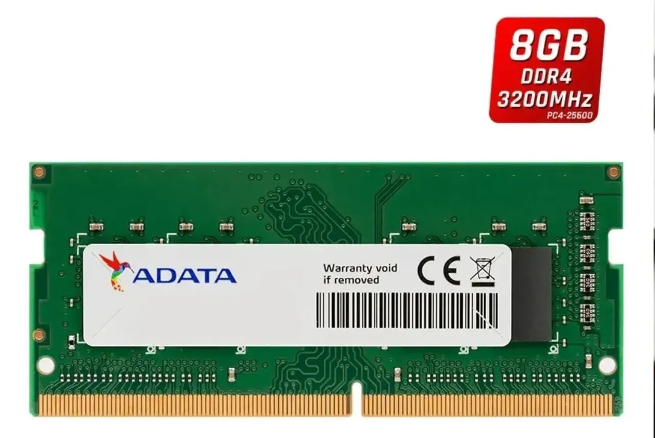 Memória ddr4 adata 8gb notebook 